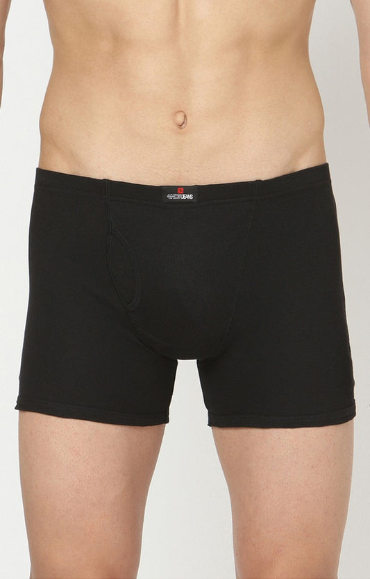 Underjeans by Spykar Men Premium Black Cotton Trunk