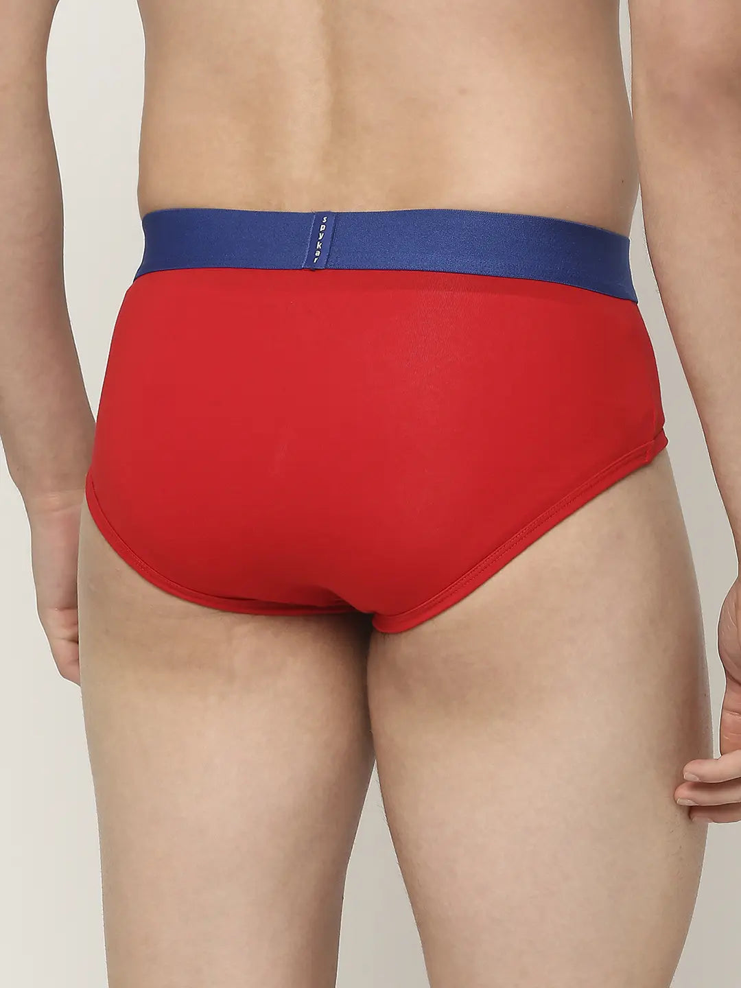 Men Premium Assorted Cotton Blend Printed Brief - Pack Of 3- Underjeans by Spykar