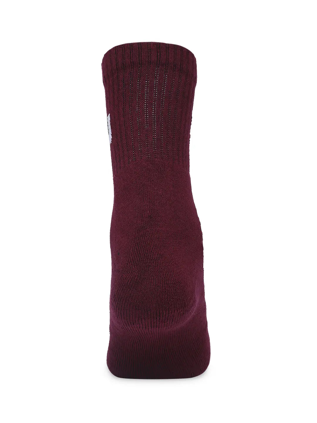 Men Navy & Maroon Cotton Blend Ankle Length Socks - Pack Of 2 - Underjeans by Spykar