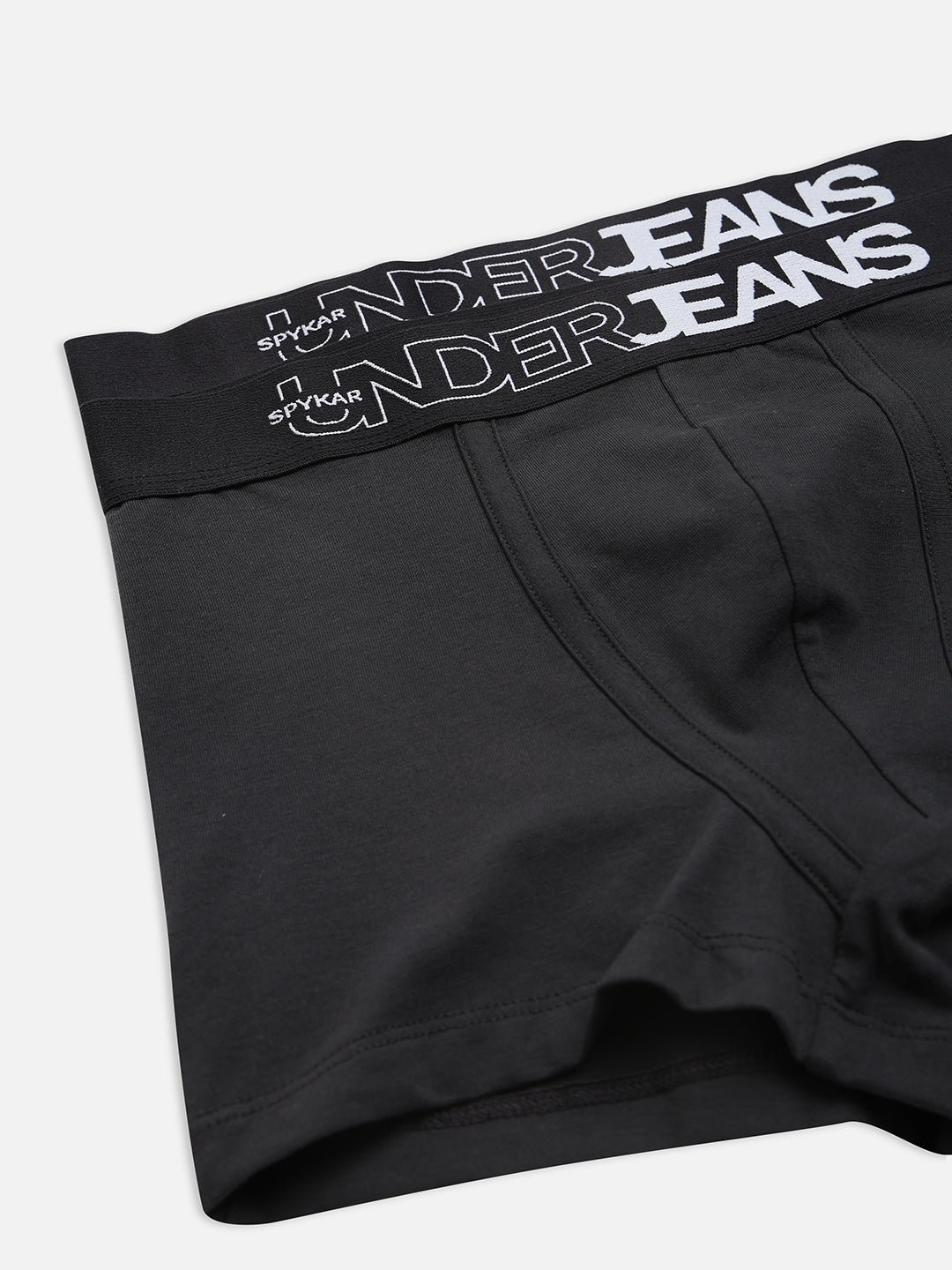 Underjeans by Spykar Men Premium DK Grey Trunk Pack of 2