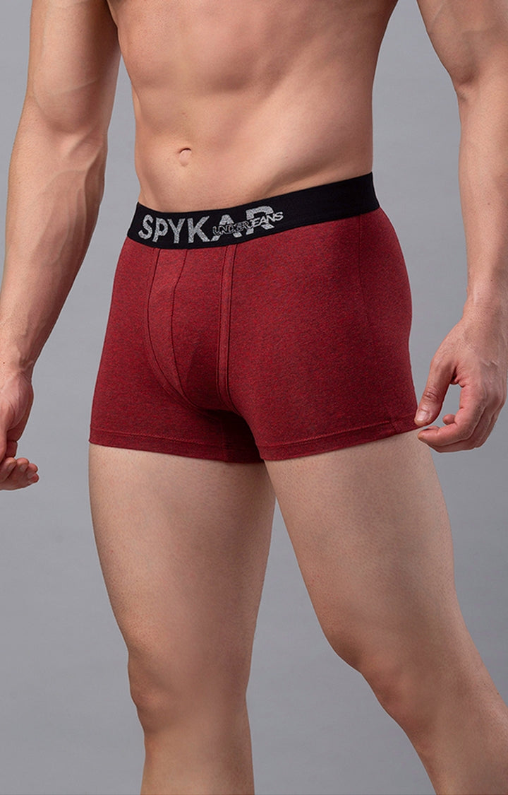 Men Premium Cotton Blend Trunk Pack of 1- UnderJeans by Spykar