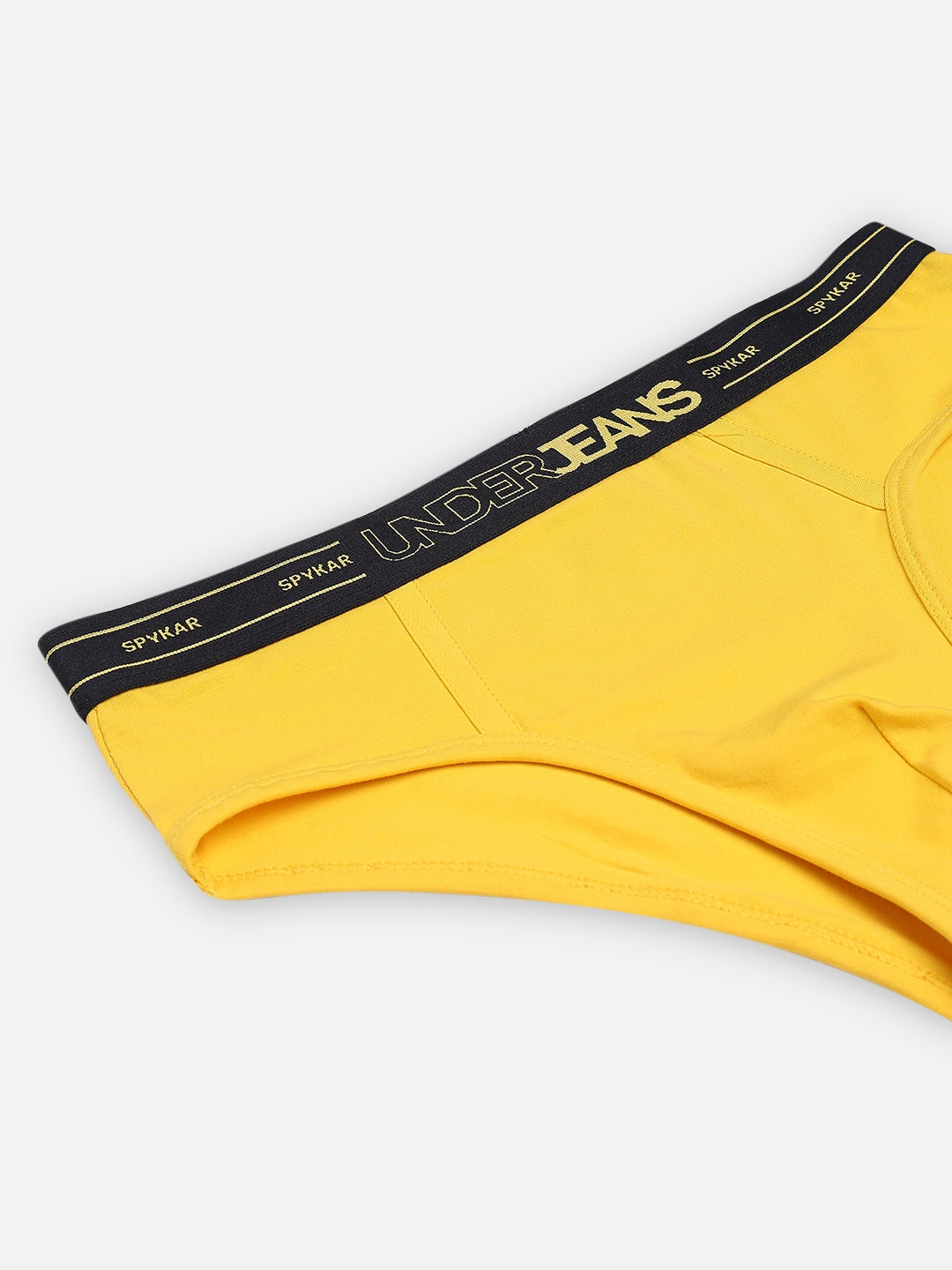 Underjeans by Spykar Men Premium Yellow Brief