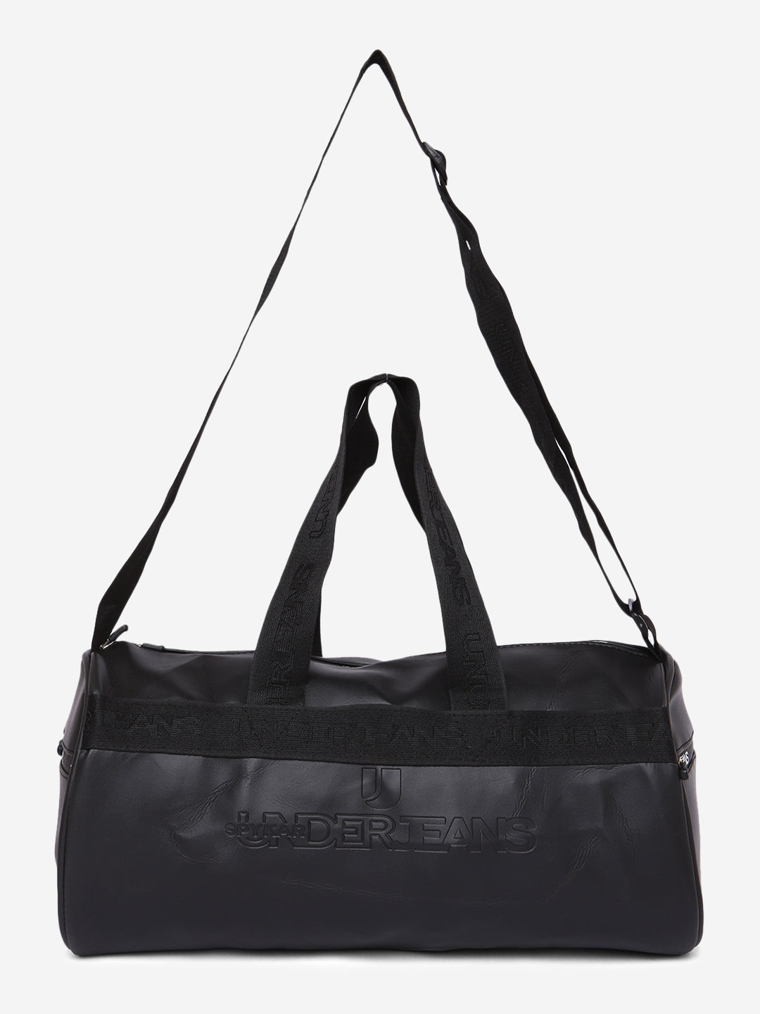Black Duffle - Gym Bag- UnderJeans By Spykar