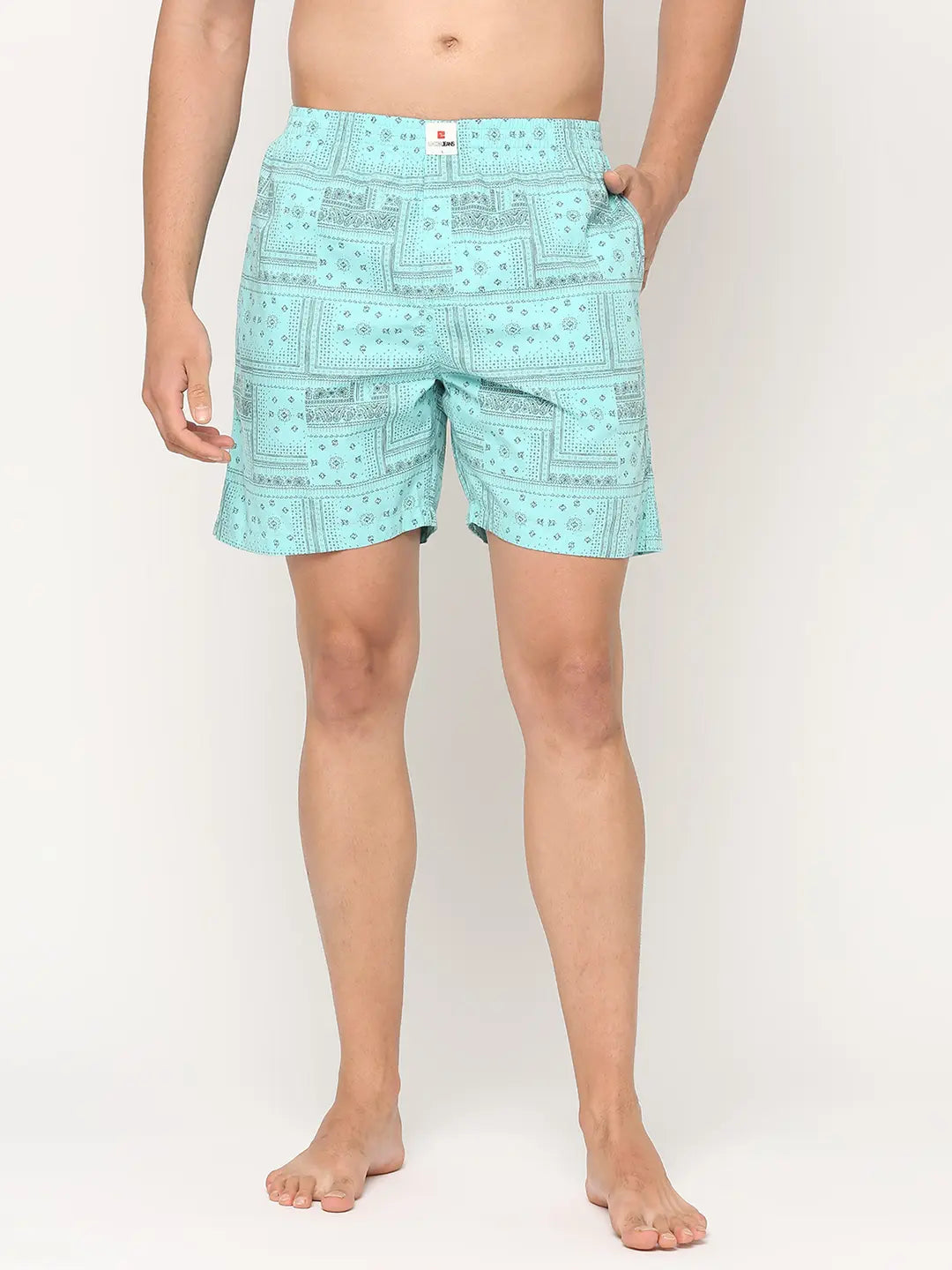 Underjeans By Spykar Men Premium Printed Cotton Boxer