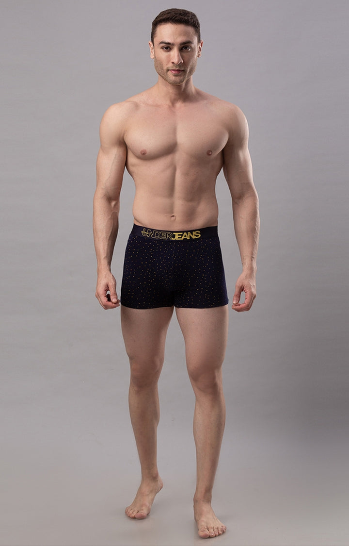 Men Premium Cotton Blend Trunk Pack of 1- UnderJeans by Spykar