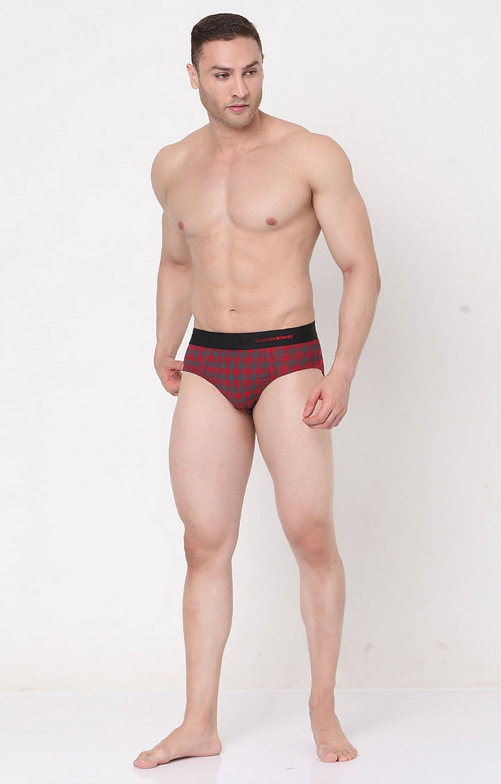 Men Premium Cotton Blend Brief Pack of 1- UnderJeans by Spykar