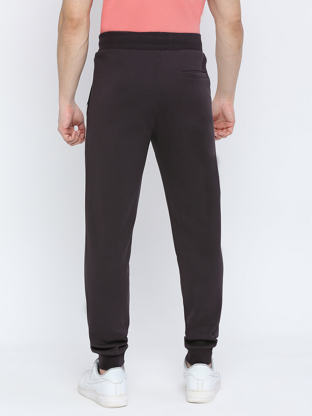 Men Premium Cotton Slate Grey Trackpant - UnderJeans by Spykar