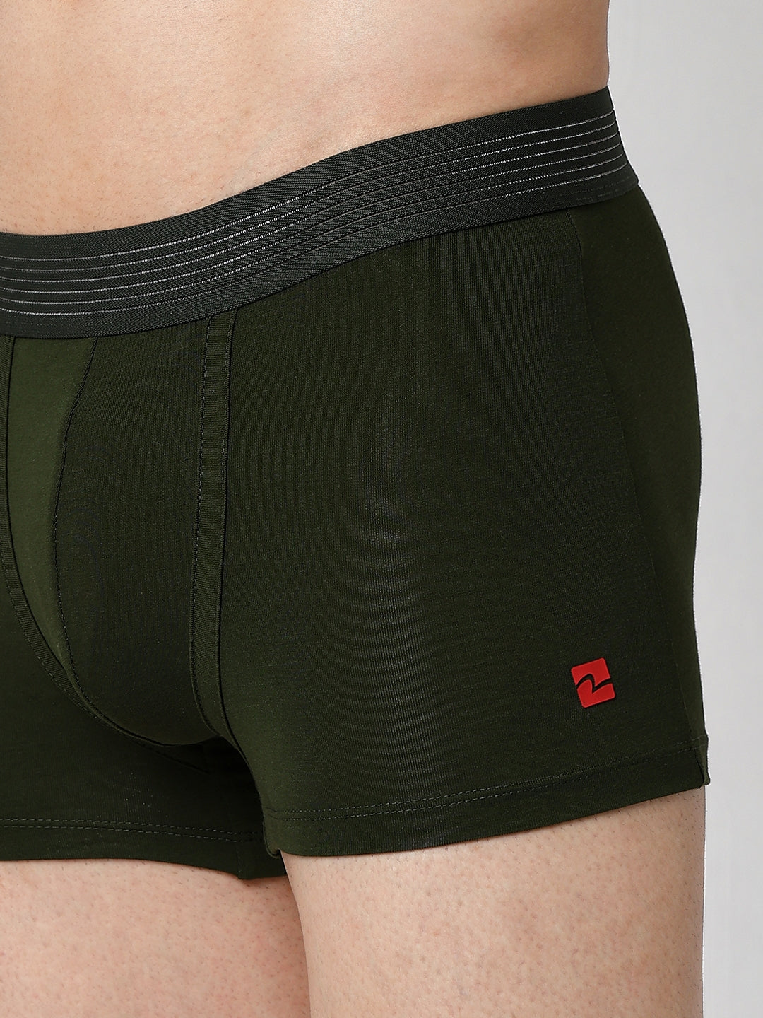 Men Premium Cotton Blend Trunk Pack of 2- UnderJeans by Spykar