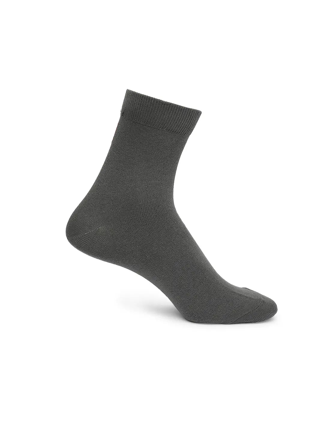Men Premium Dark Blue & Grey Ankle Length Socks - Pack Of 2- Underjeans by Spykar