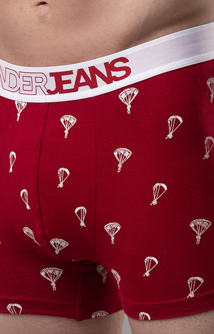 Men Premium Cotton Blend Trunk Pack of 1- UnderJeans by Spykar