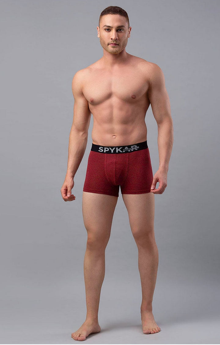 Men Premium Cotton Blend Trunk Pack of 1- UnderJeans by Spykar