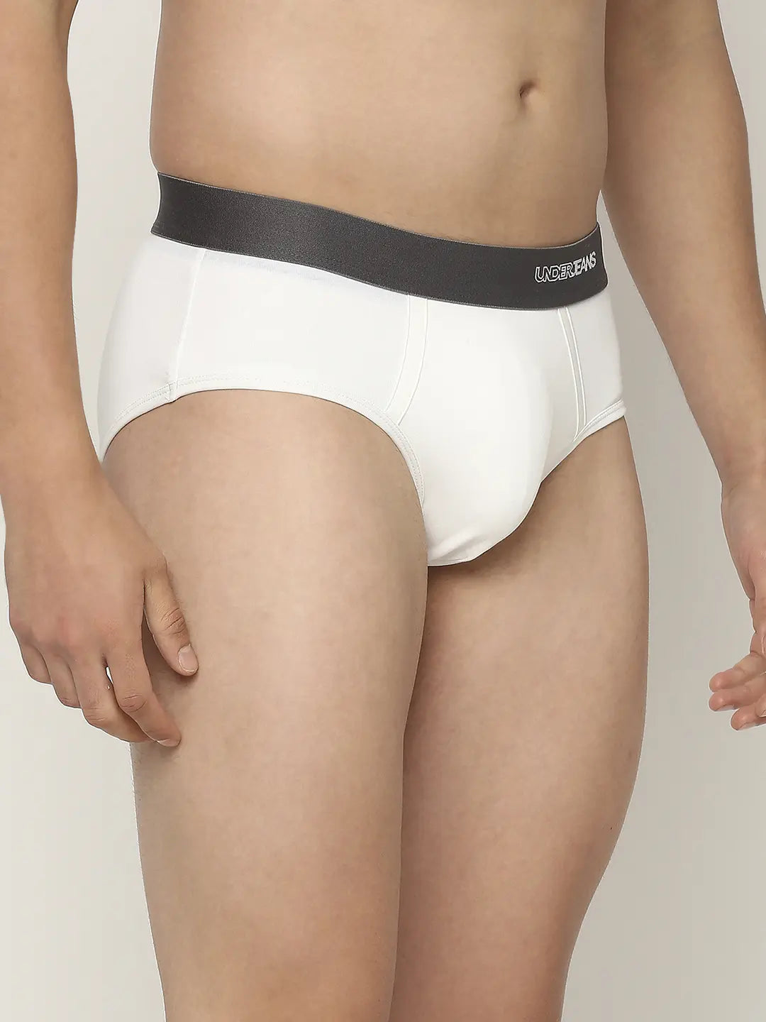 Men Premium Assorted Cotton Blend Printed Brief - Pack Of 3- Underjeans by Spykar