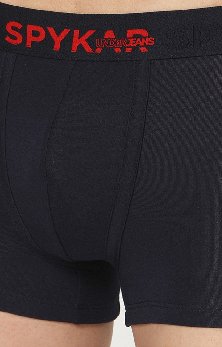Underjeans By Spykar Men Navy Blue Trunks