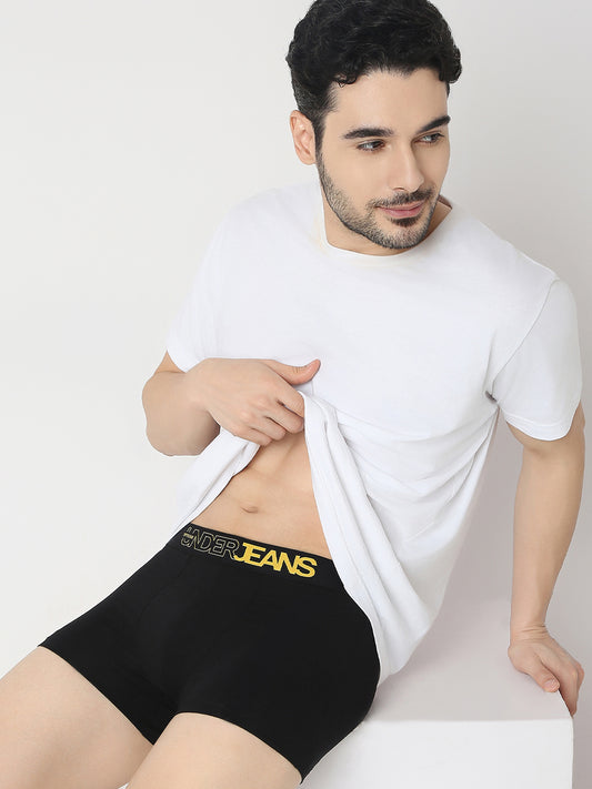 Underjeans By Spykar Men Olive & Black Trunk