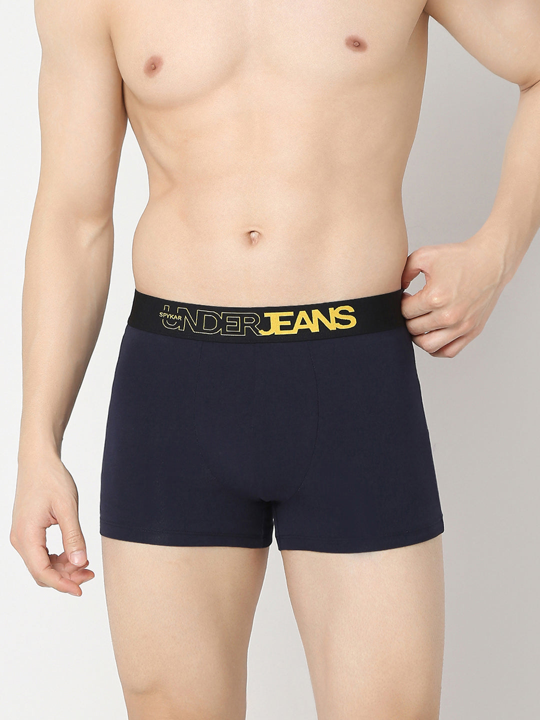 Underjeans By Spykar Men Navy & Olive Trunk