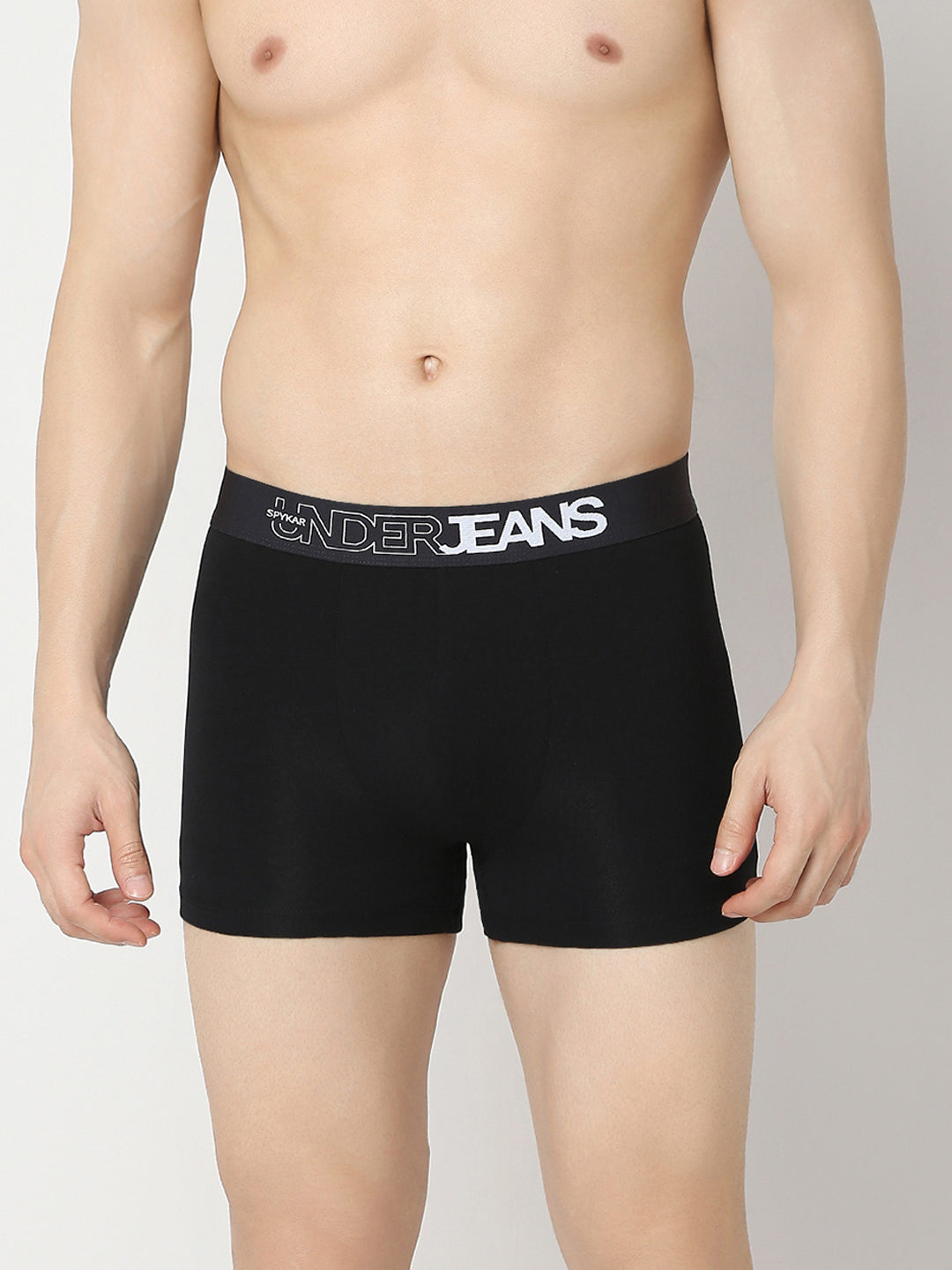 Underjeans By Spykar Men Yellow & Black Trunk