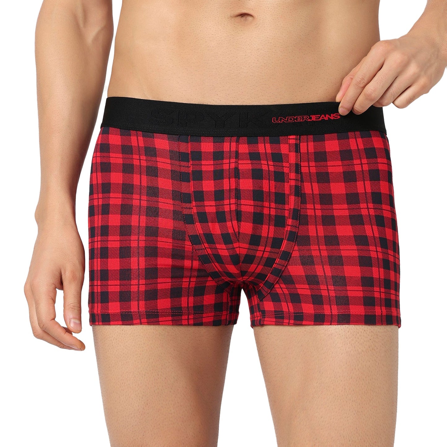 Underjeans Pack Of 2 Cotton Blend Mid-Rise Trunks