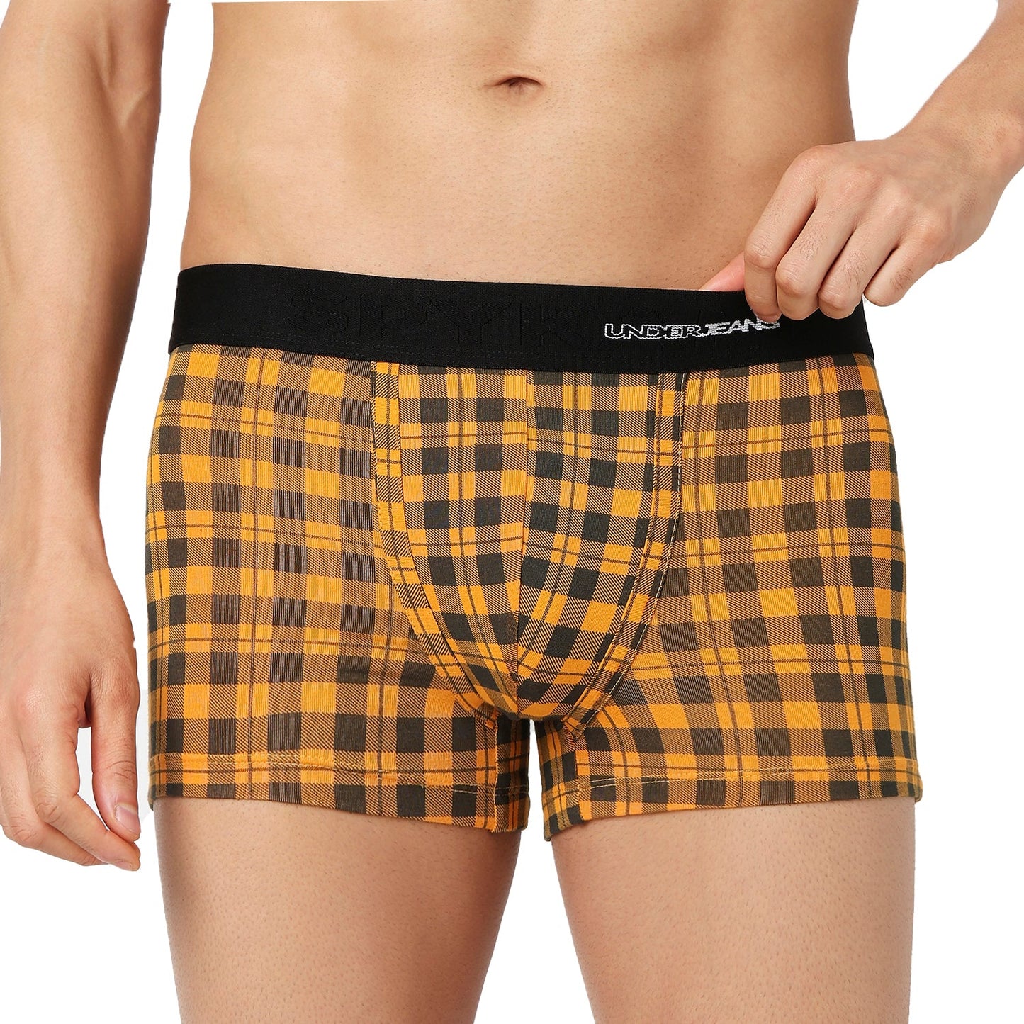 Underjeans Pack Of 3 Cotton Blend Mid-Rise Trunks