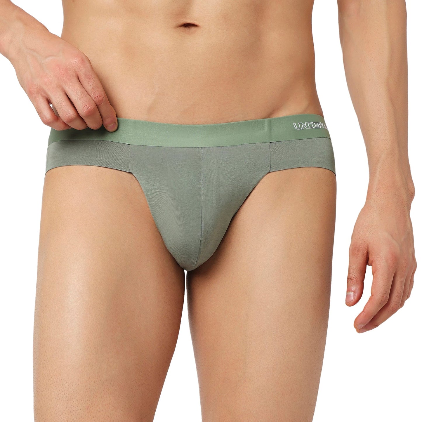 Underjeans Olive Modal Blend Briefs
