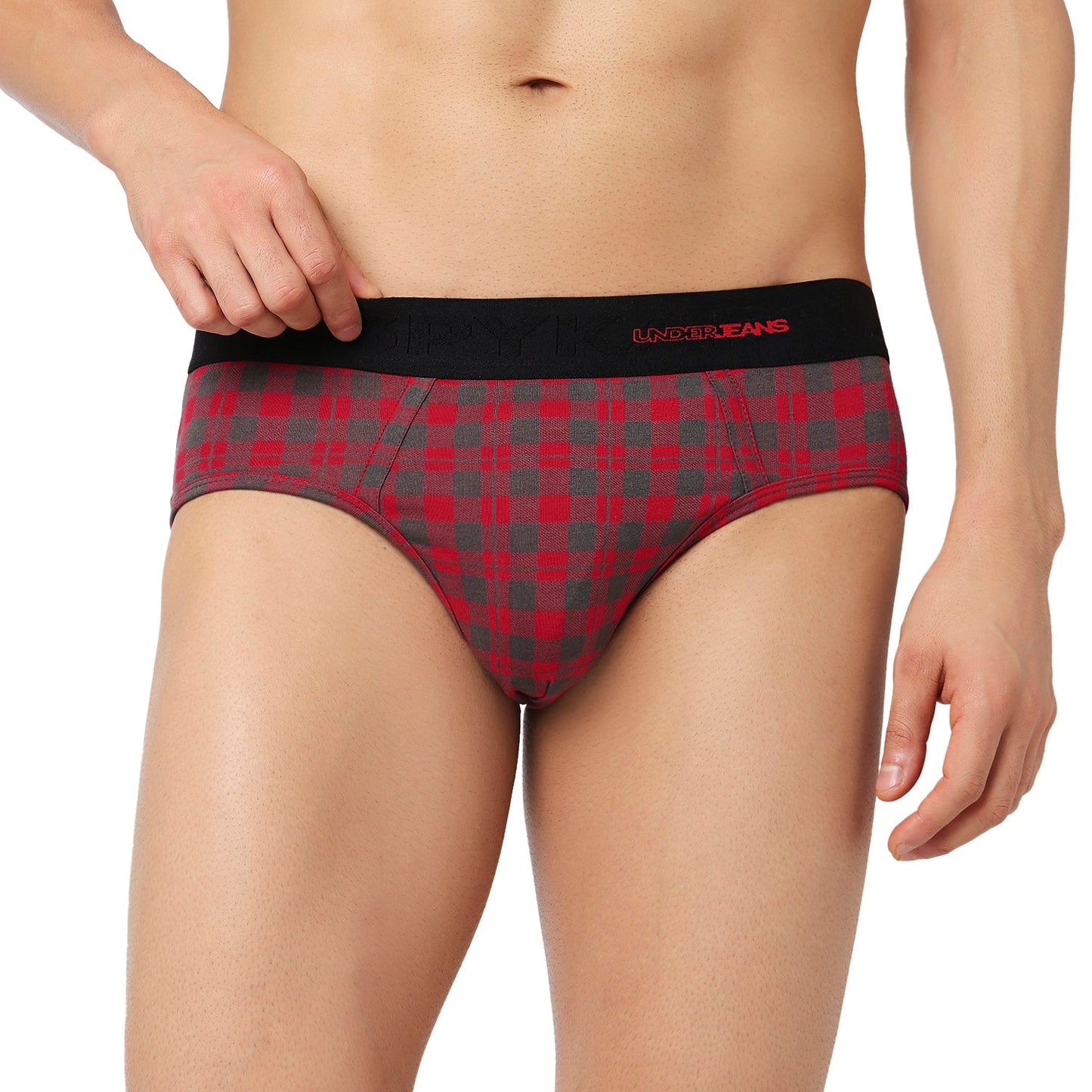 Underjeans Pack Of 2 Cotton Blend Mid Rise Briefs