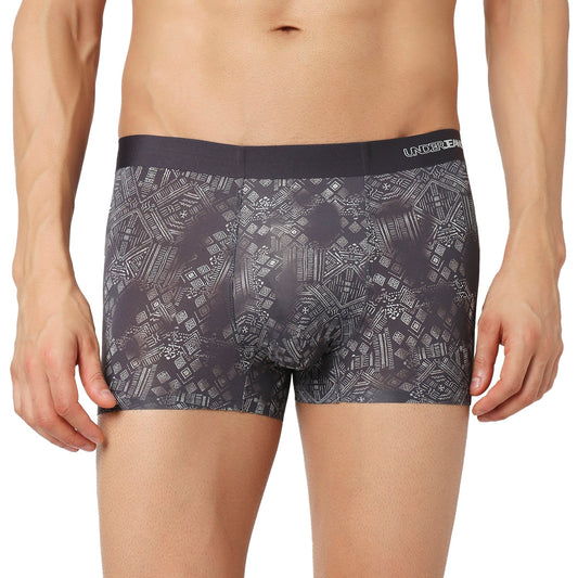 Underjeans Charcoal Grey Nylon Blend Trunks