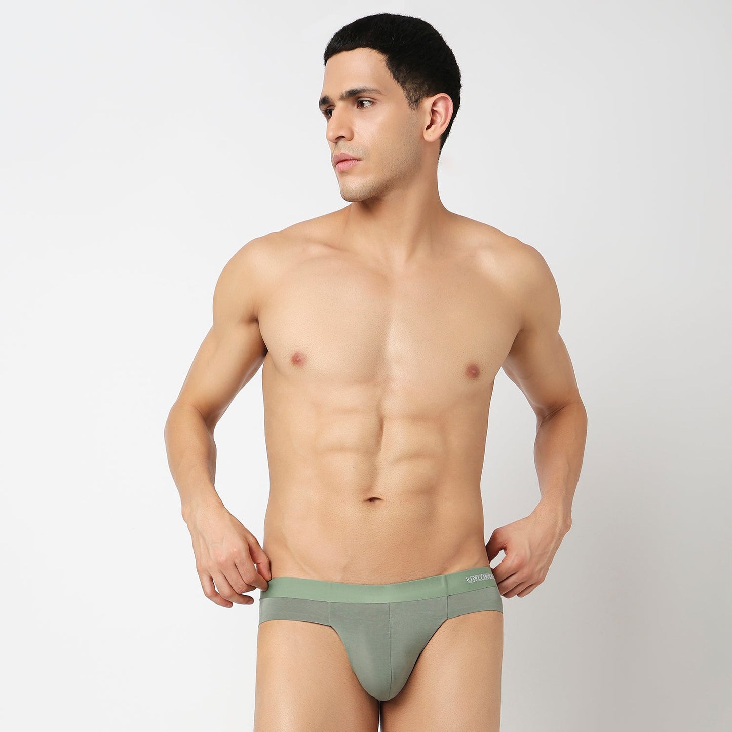 Underjeans Olive Modal Blend Briefs