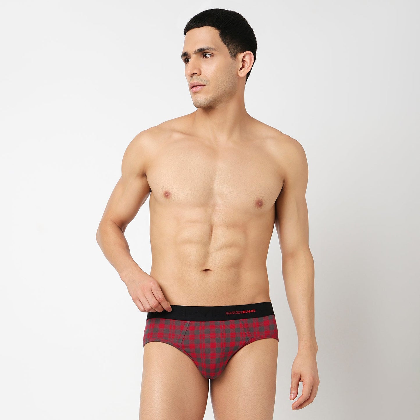 Underjeans Pack Of 2 Cotton Blend Mid Rise Briefs