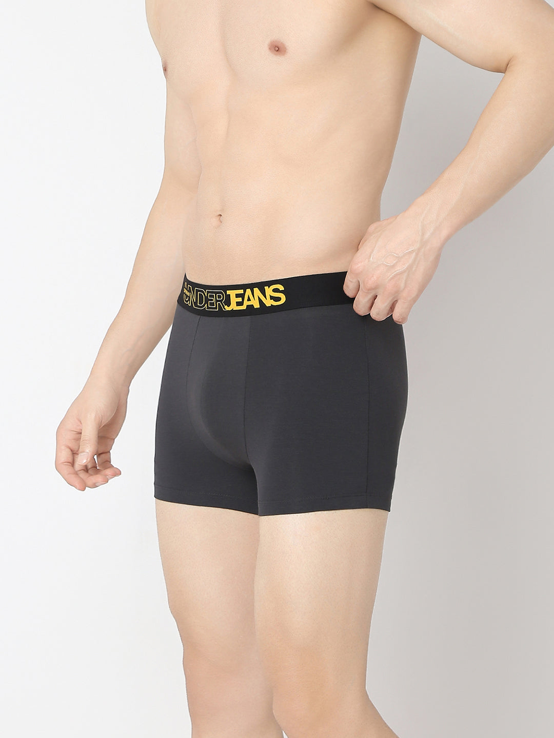 Underjeans By Spykar Dark Grey & Navy Trunk