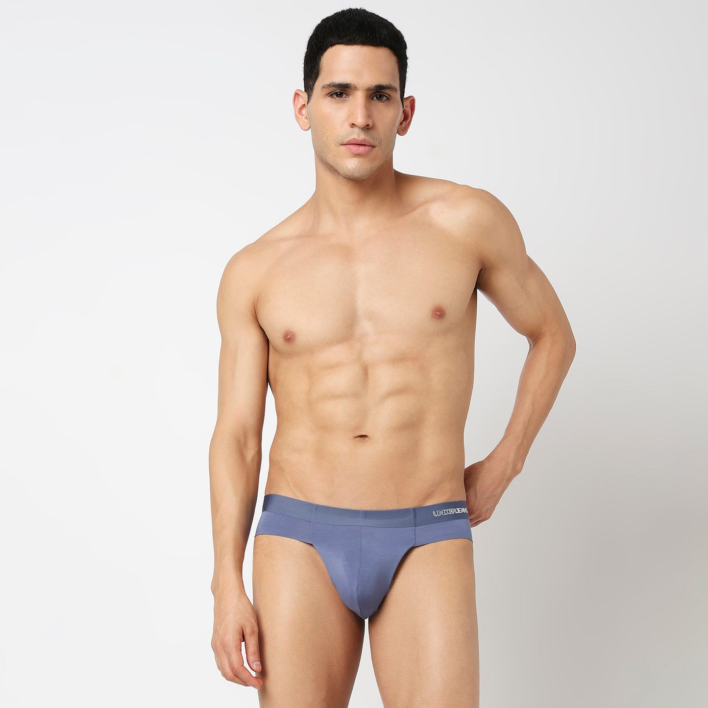 Underjeans Mid Blue Modal Blend Briefs