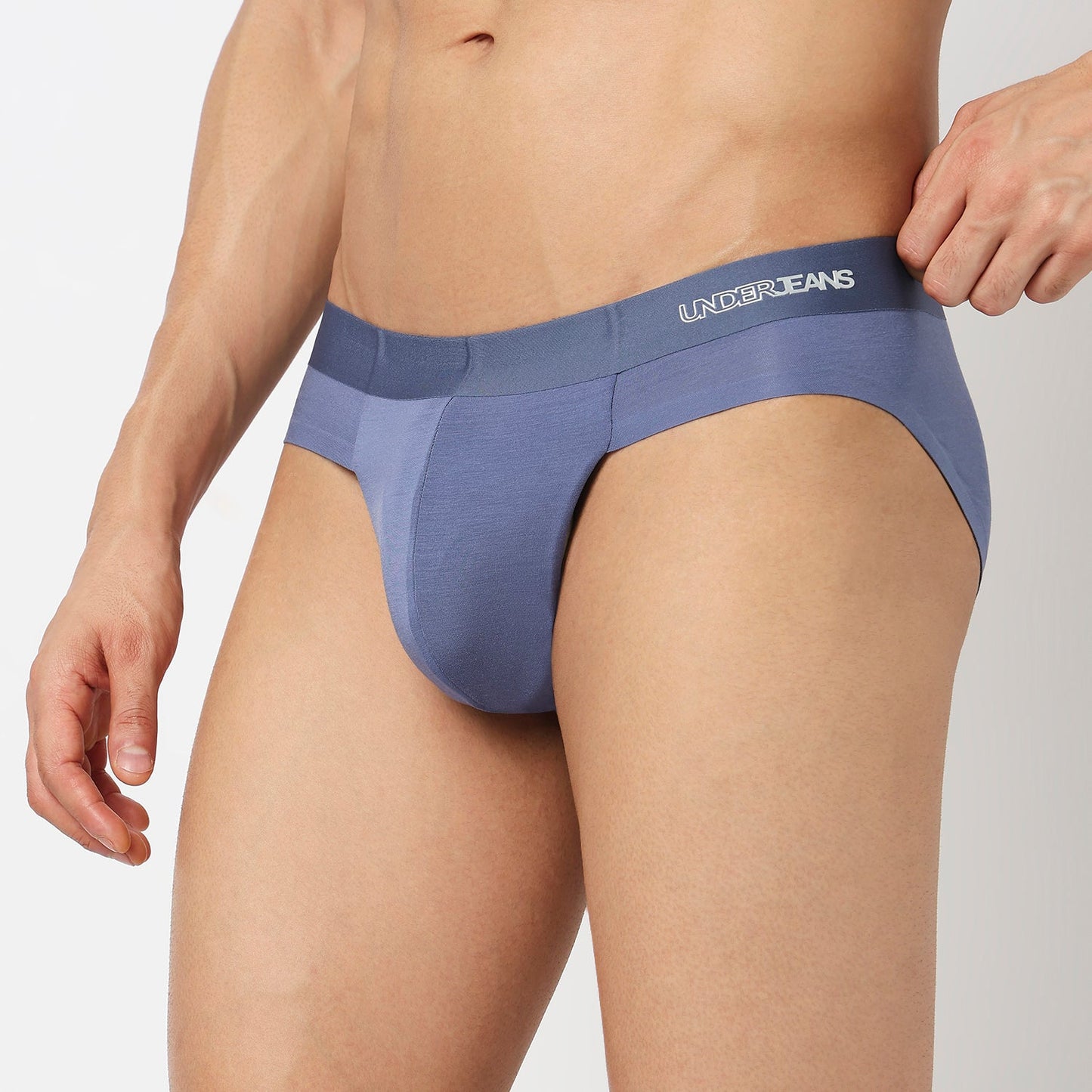 Underjeans Mid Blue Modal Blend Briefs