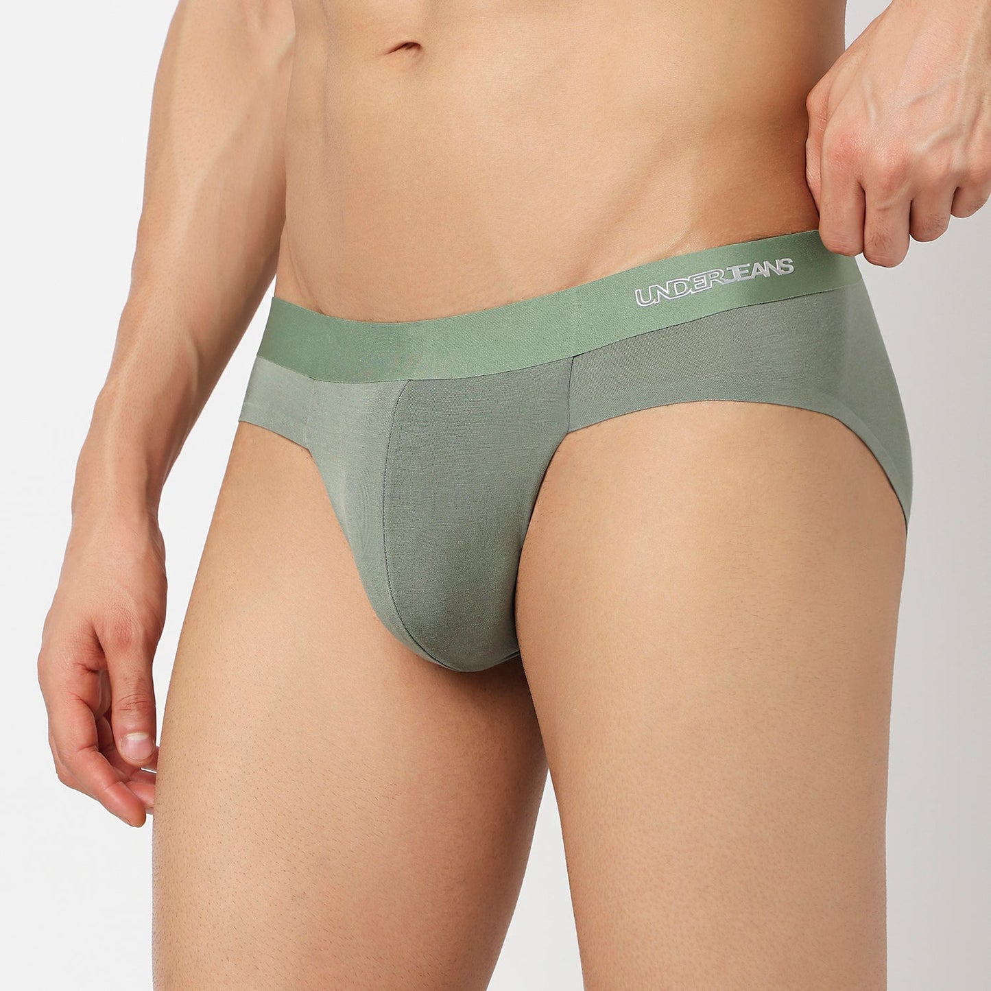 Underjeans Olive Modal Blend Briefs