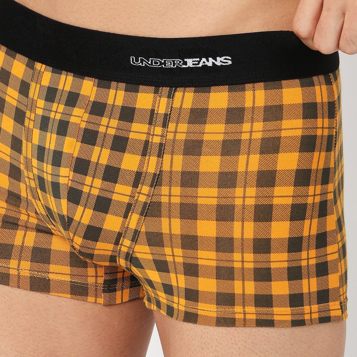 Underjeans Pack Of 2 Cotton Blend Mid-Rise Trunks