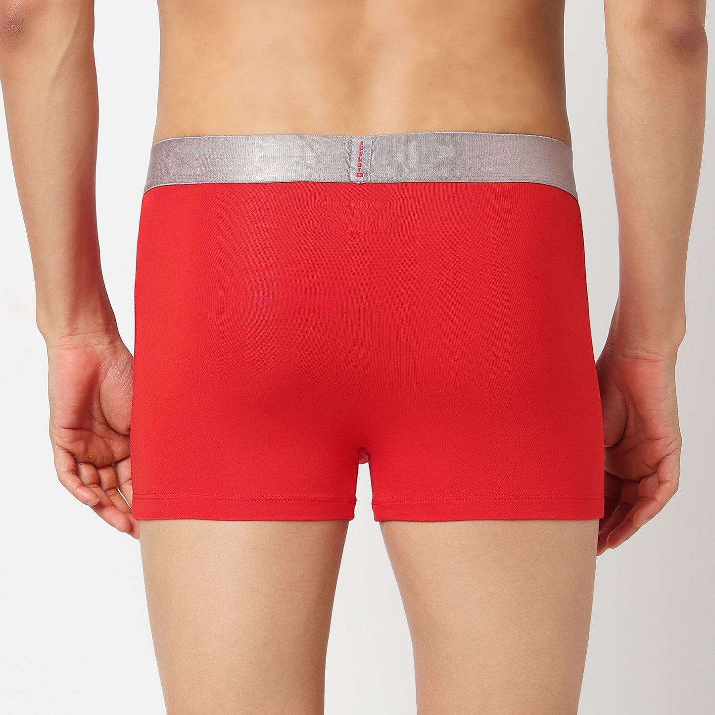 Underjeans Pack Of 3 Cotton Blend Solid Mid-Rise Trunks