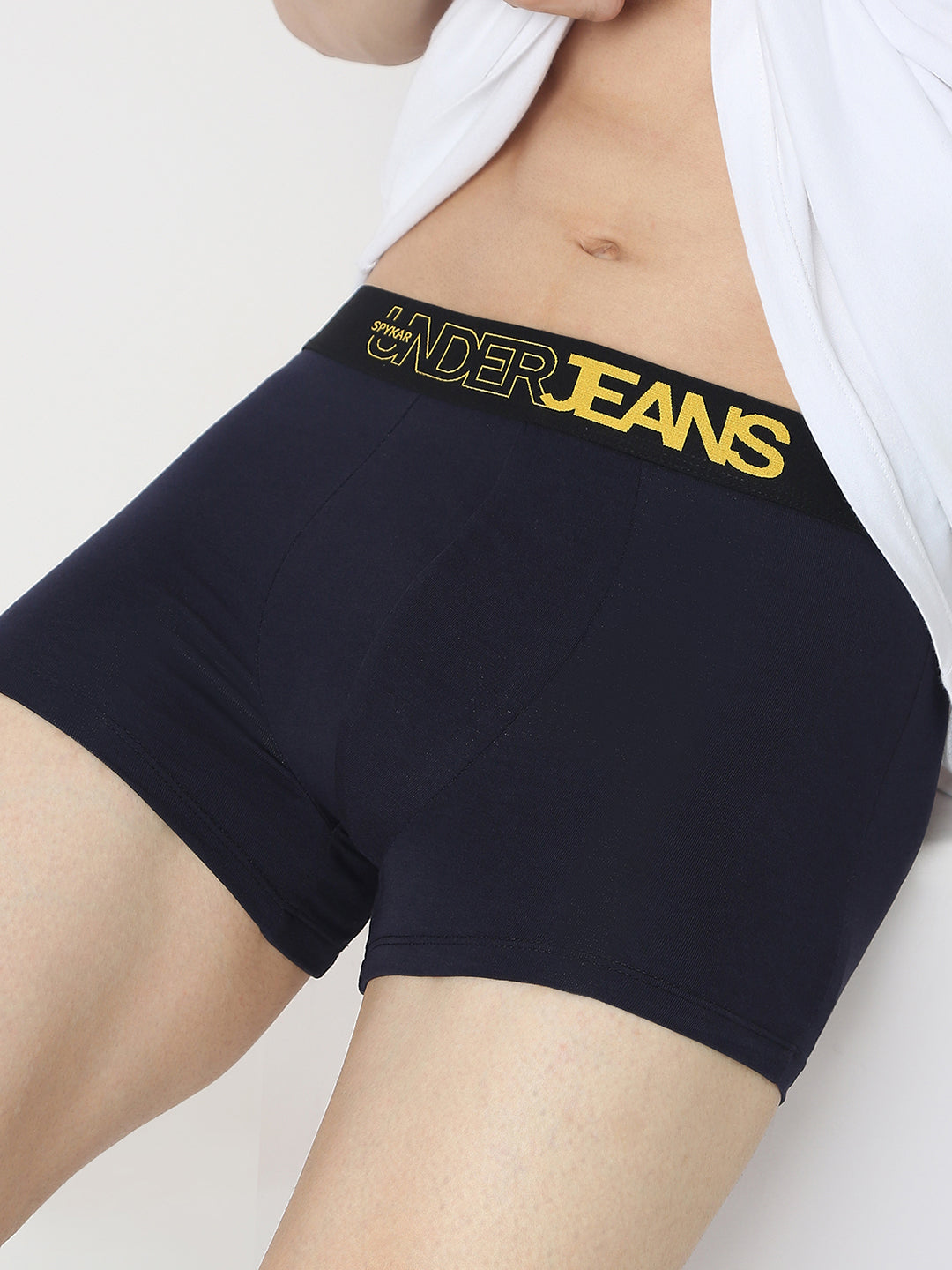 Underjeans By Spykar Men Navy & Olive Trunk