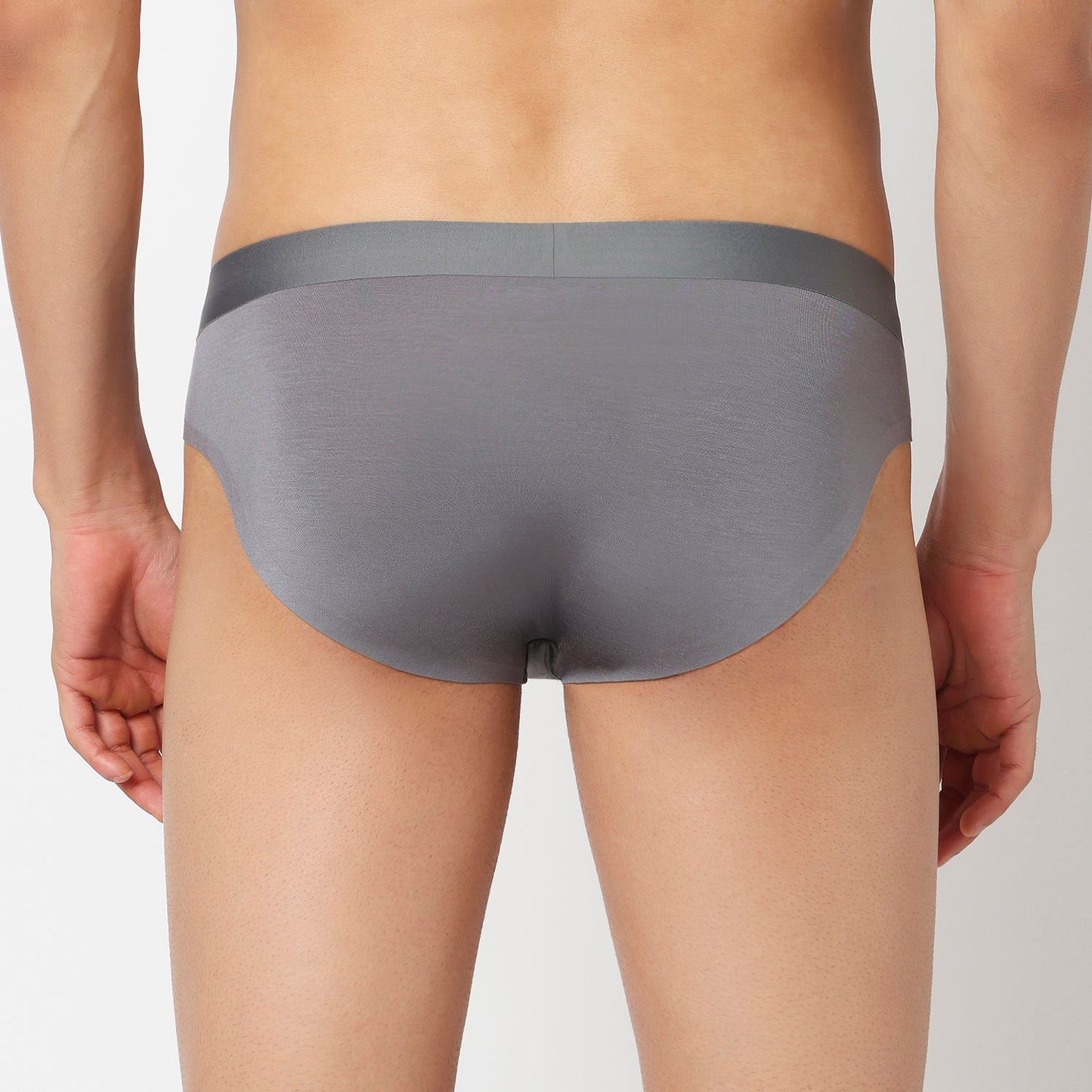 Underjeans Steel Grey Modal Blend Briefs