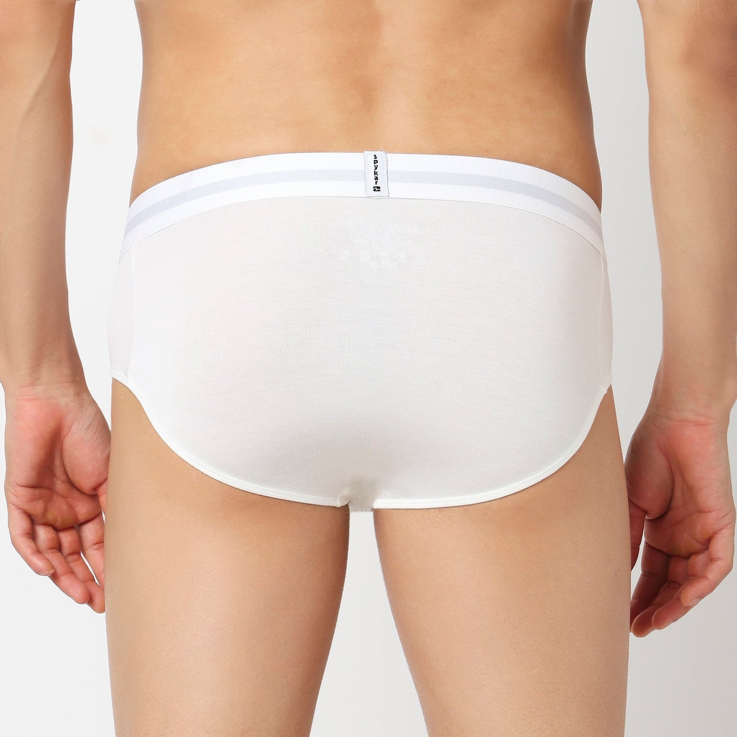 Underjeans Pack Of 2 Modal Blend Solid Mid-Rise Briefs