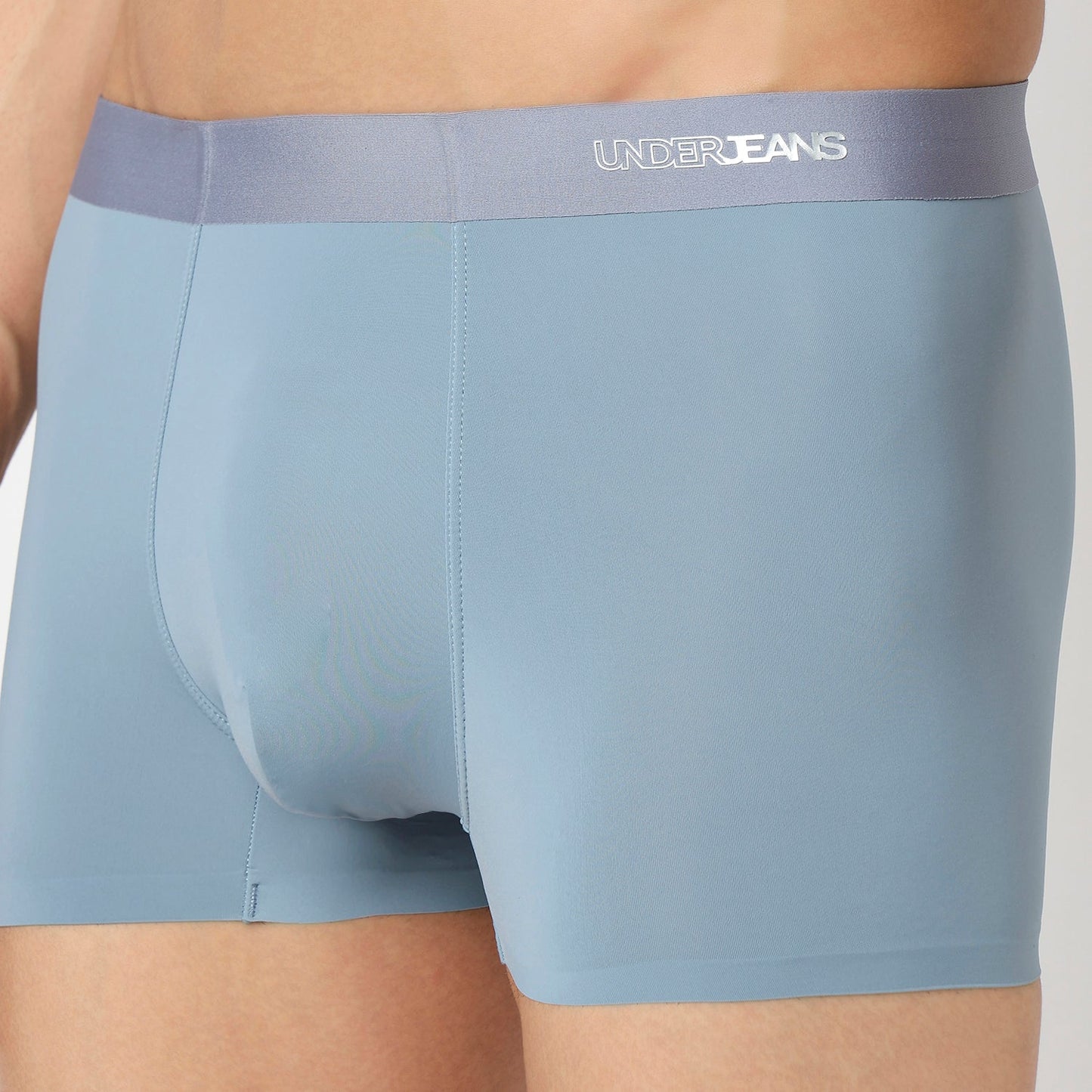 Underjeans Dusty Blue Nylon Blend Trunks
