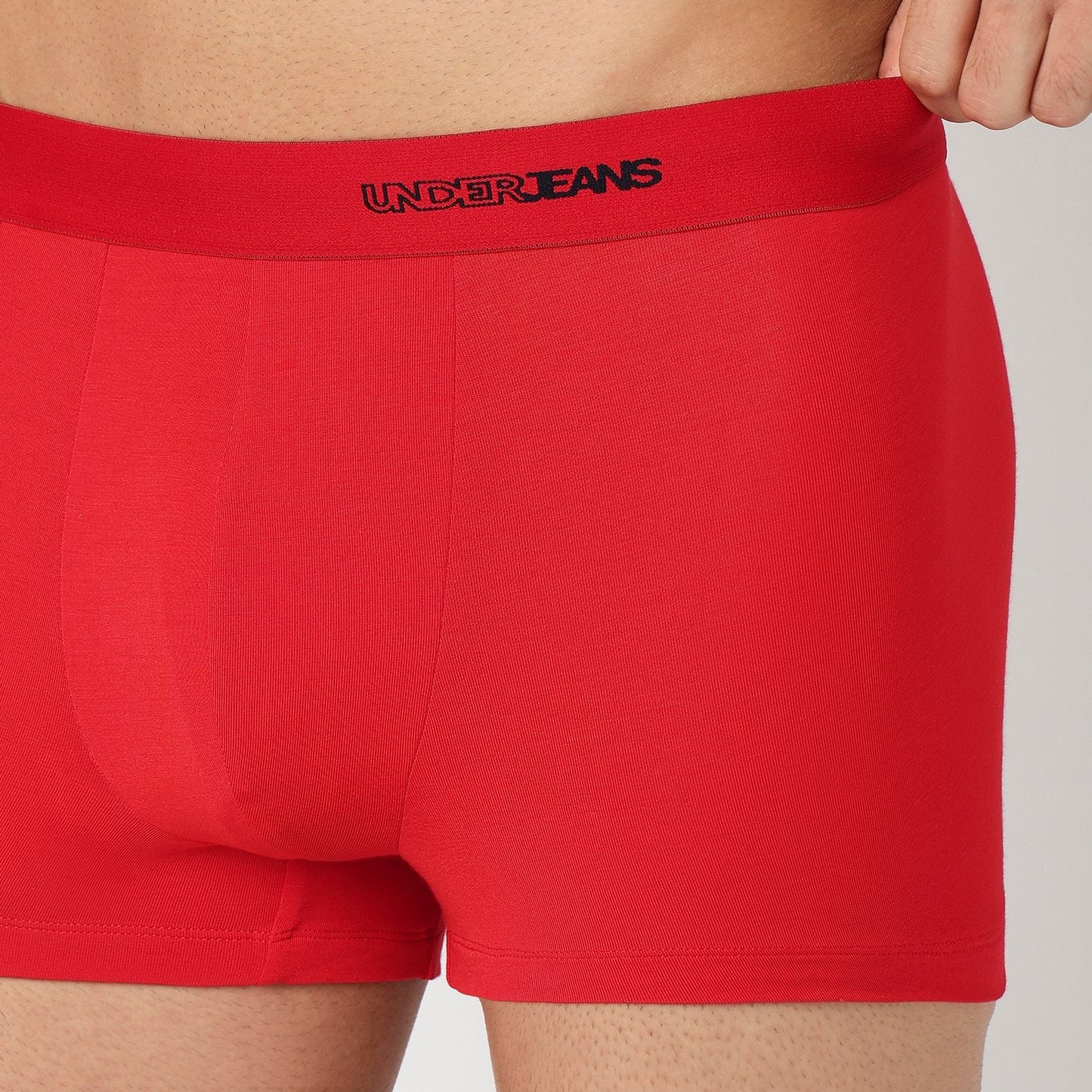 Underjeans Pack Of 2 Modal Blend Solid Mid-Rise Trunks