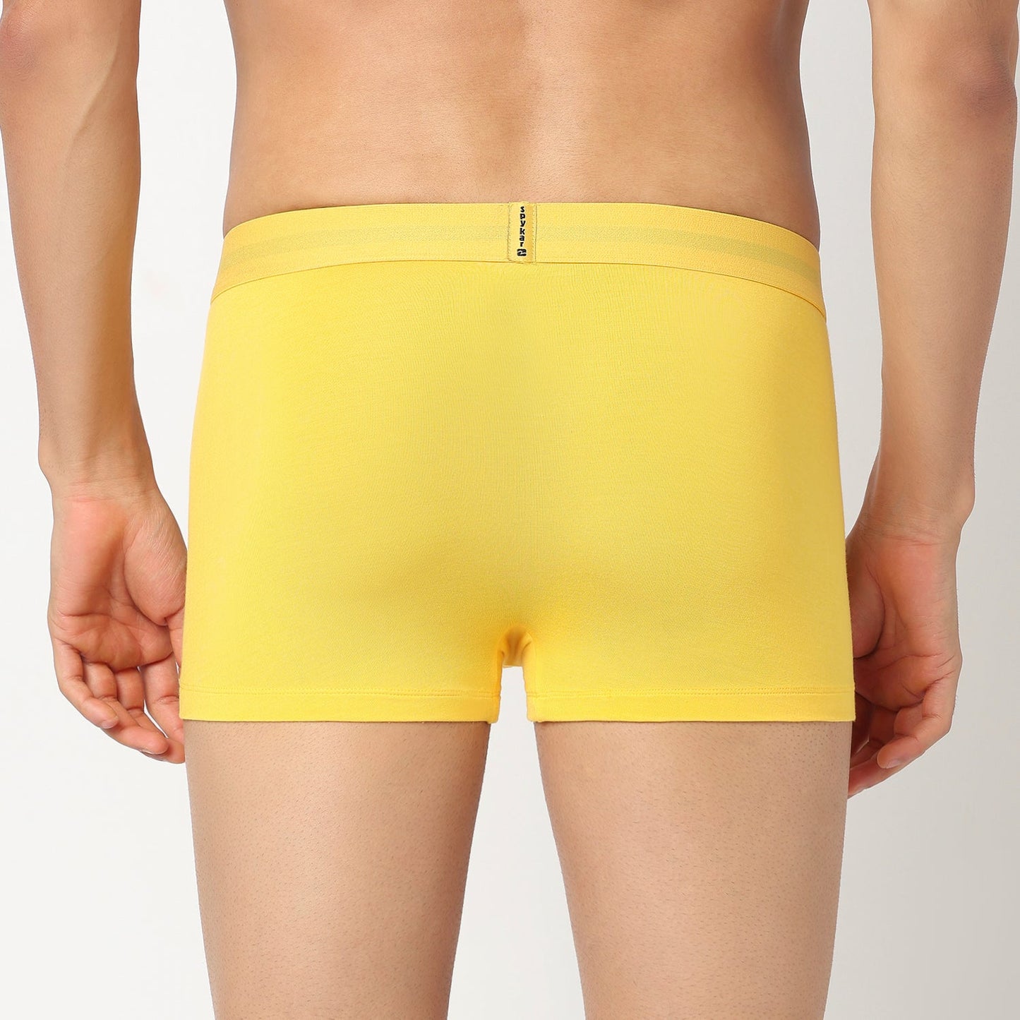 Underjeans Pack Of 3 Modal Blend Solid Mid-Rise Trunks