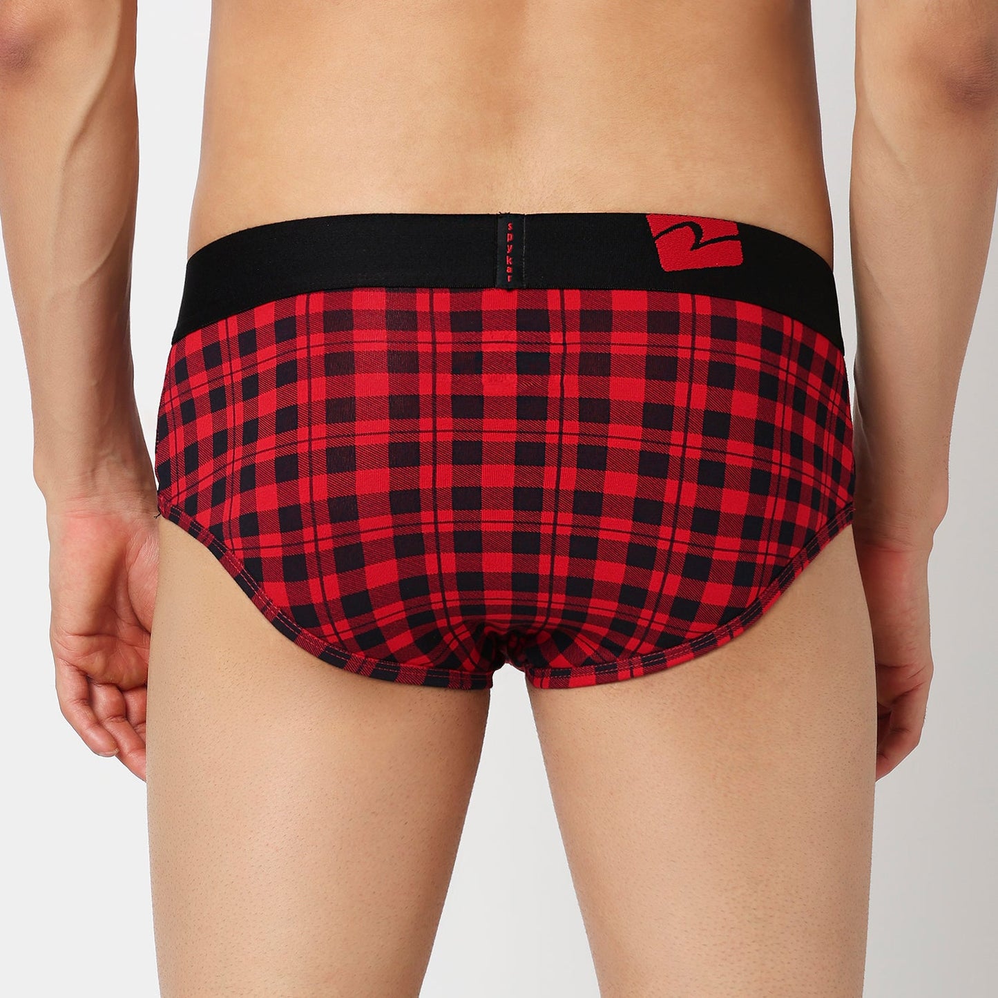Underjeans Pack Of 2 Cotton Blend Solid Mid-Rise Briefs