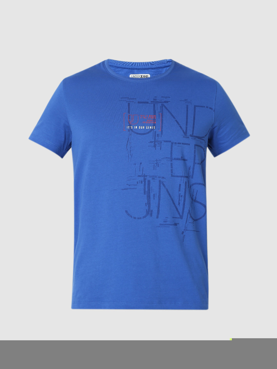 Underjeans By Spykar Men Premium Blue T-Shirt