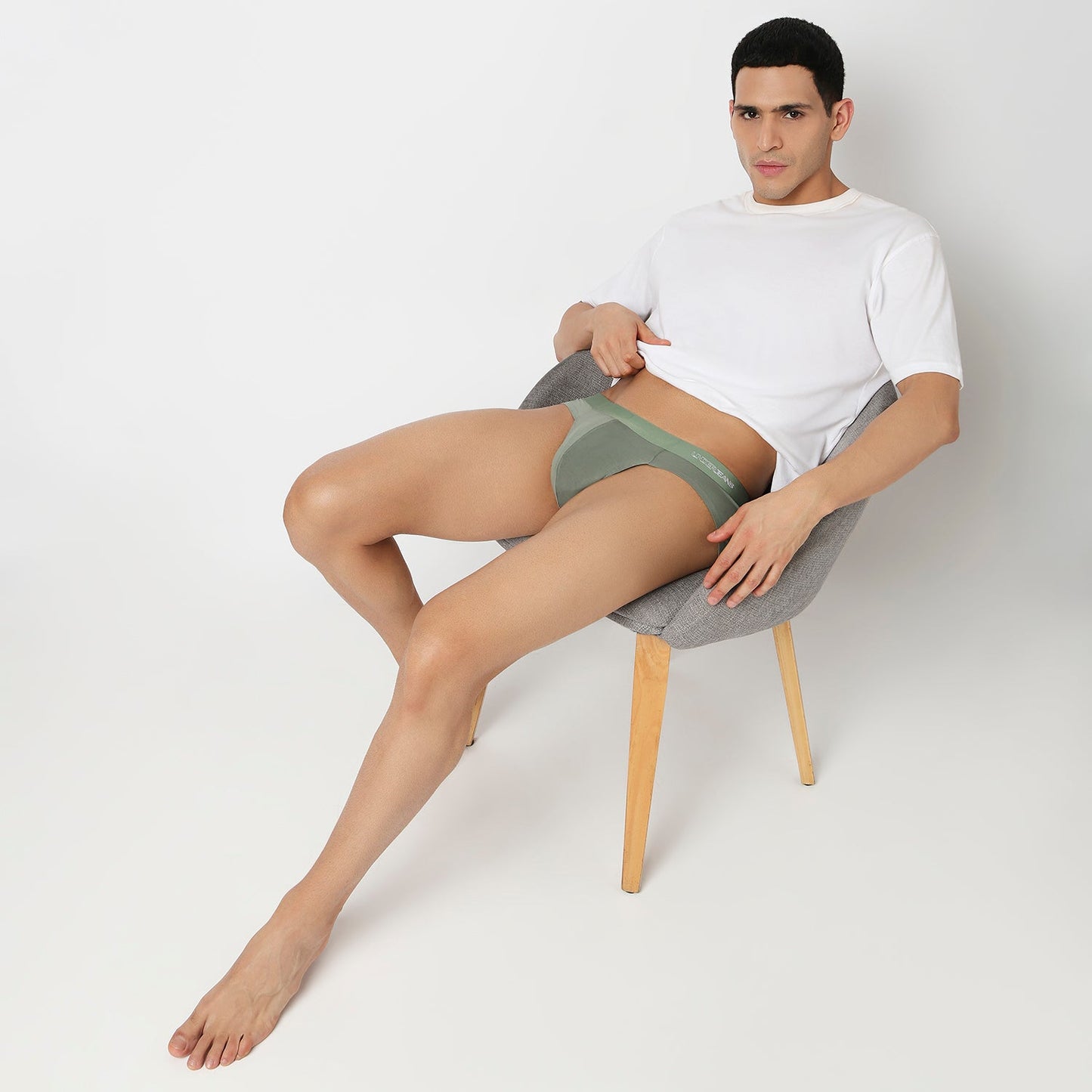 Underjeans Olive Modal Blend Briefs