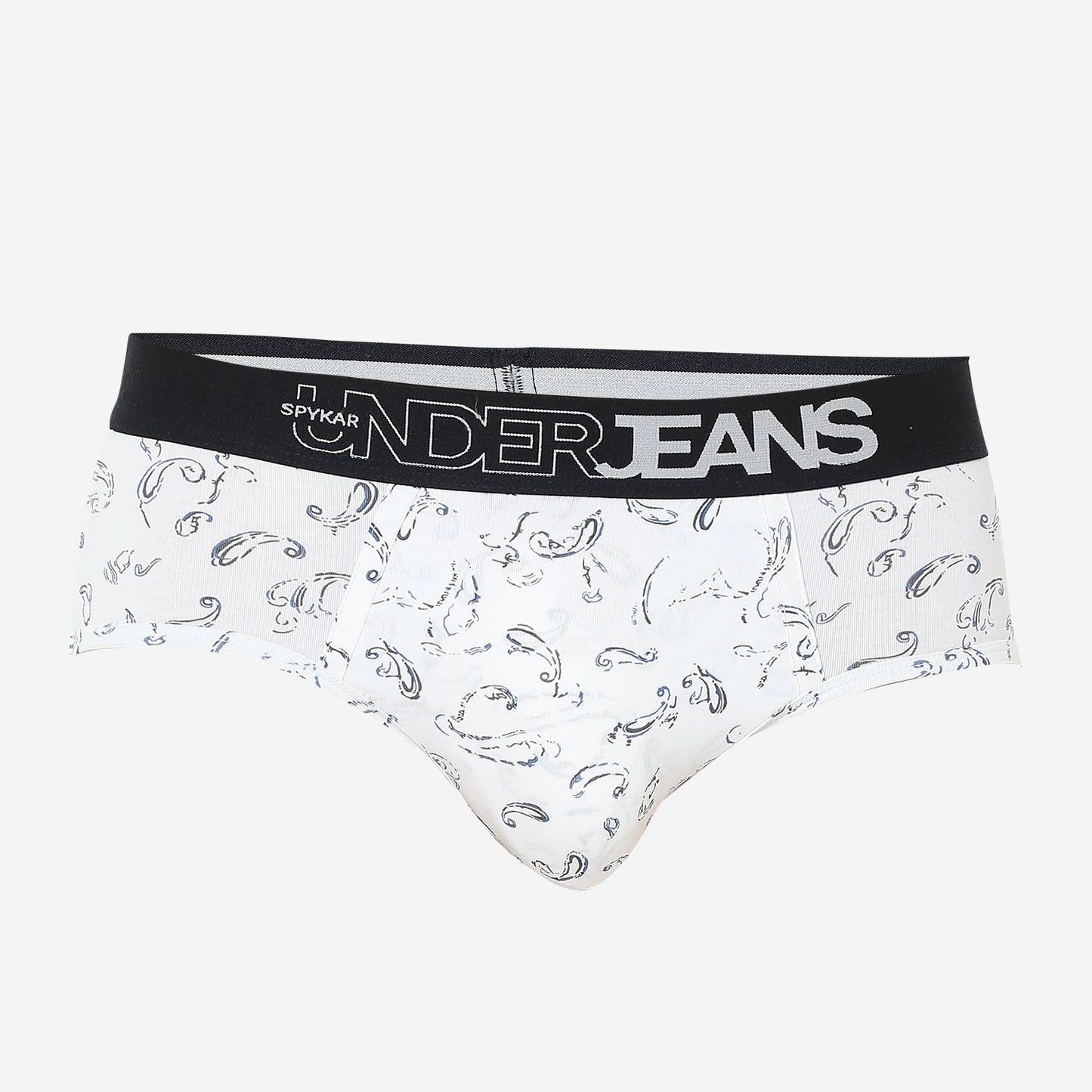 UnderJeans by Spykar Men Basic White Ultrasoft Briefs