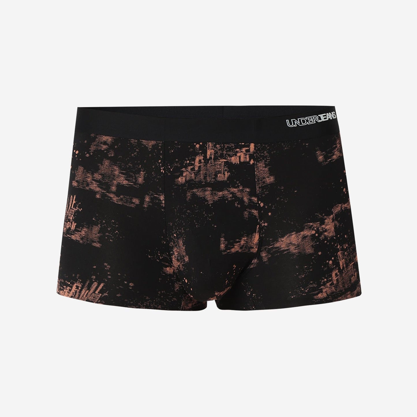 Underjeans by Spykar Men Black Rust Regular Fit Ultrasoft Trunks