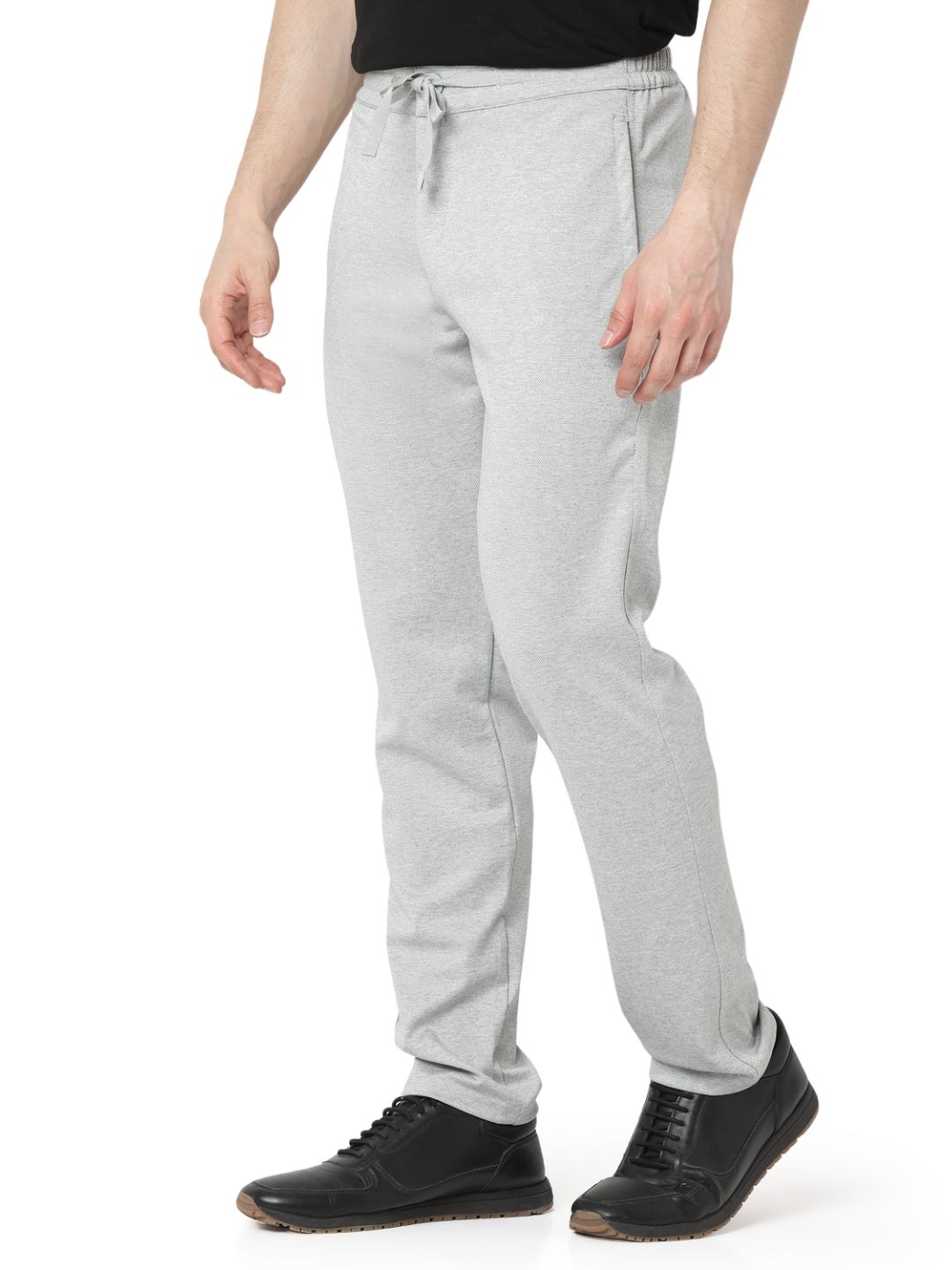 Underjeans By Spykar Men Premium Lt Grey Cargo Pant