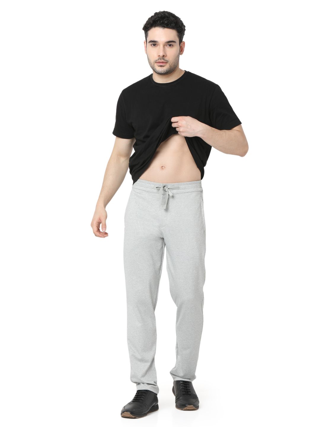 Underjeans By Spykar Men Premium Lt Grey Cargo Pant