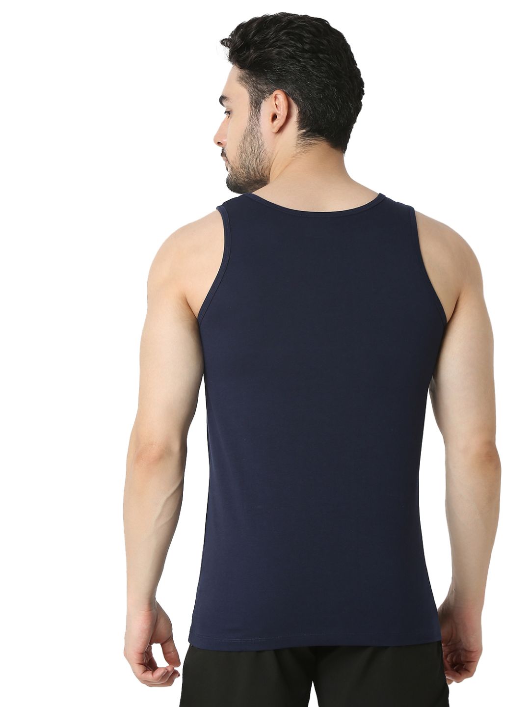 Underjeans By Spykar Men Navy Vest