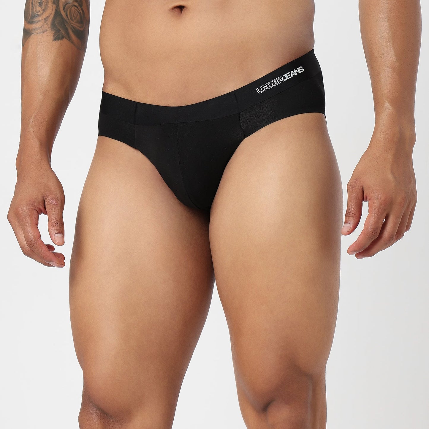 Underjeans Black Modal Blend Brief