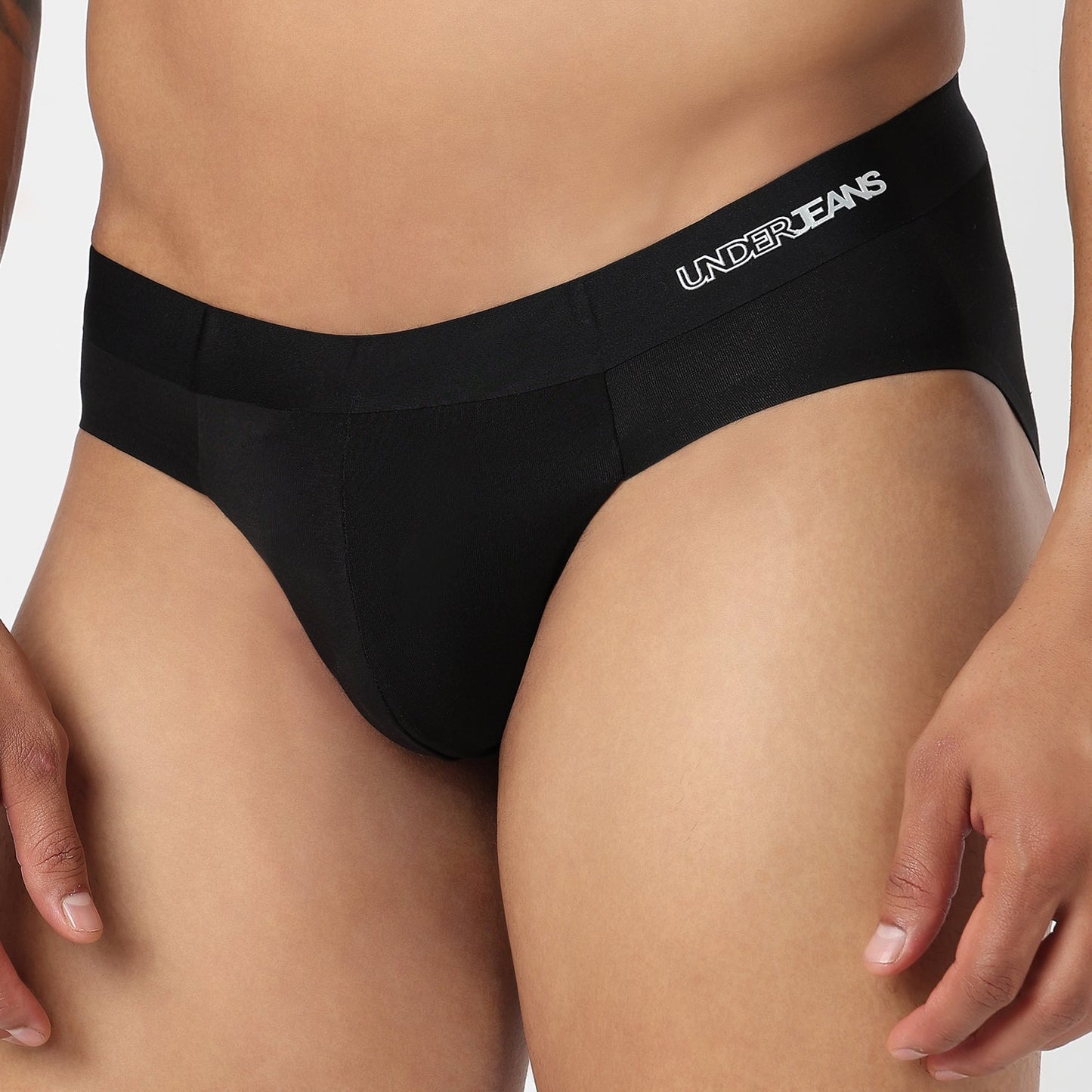 Underjeans Black Modal Blend Brief