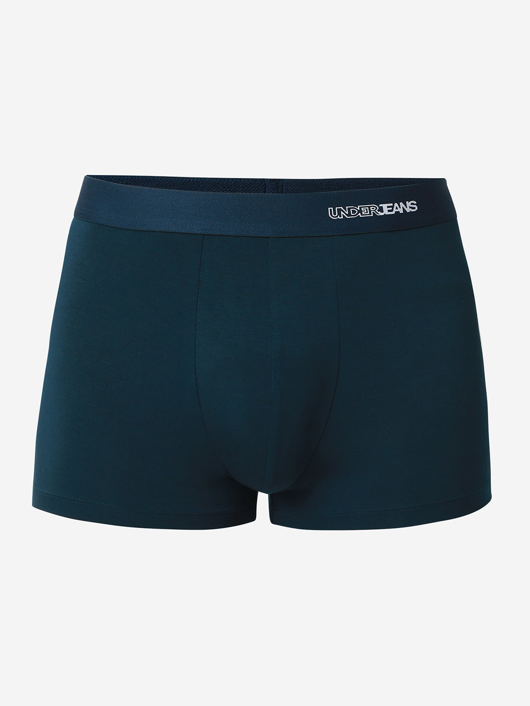 UnderJeans by Spykar Men Solid Teal Green Trunk